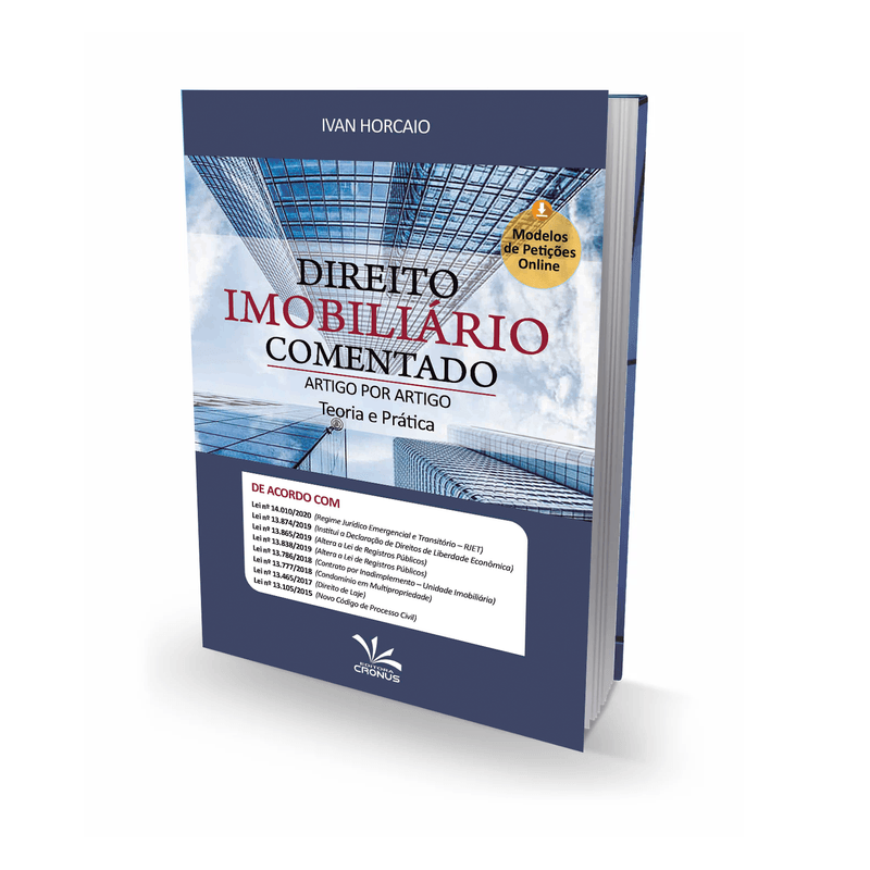 Tudo sobre o Direito Imobiliário Comentado Artigo por Artigo com Frete Grátis