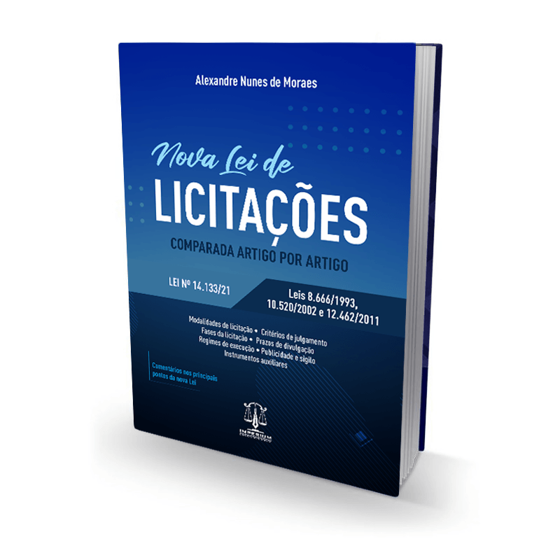 Nova lei de Licitações e Contratos Administrativos - Catalivros -  Distribuidora de Livros